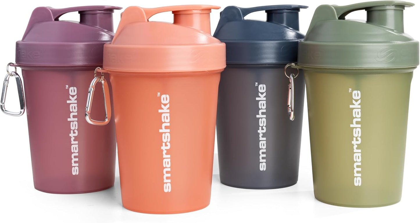 Leak Proof Protein Shaker 4-Pack - BPA-Free, 13.5 oz