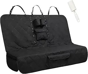 YEENIS Soft-Feeling Dog Car Seat Cover for Back Seat Protection