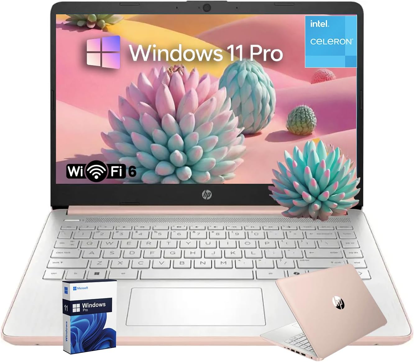 HP 14 Laptop for Business and Students with Anti-Glare Display