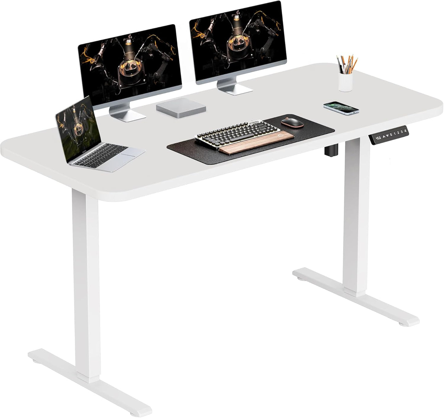 Seamless 48x24 Electric Standing Desk - Ergonomic Sit to Stand - WALKINGDESK
