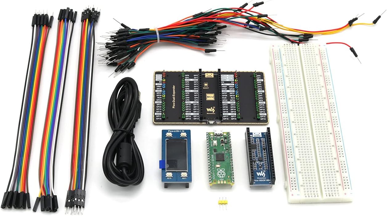 Raspberry Pi Pico Evaluation Kit with Color LCD and IMU Sensor