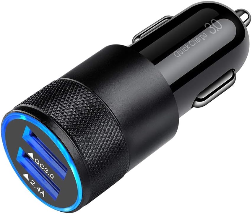 Fast 5.4A Dual Port Car Charger by FiveBox