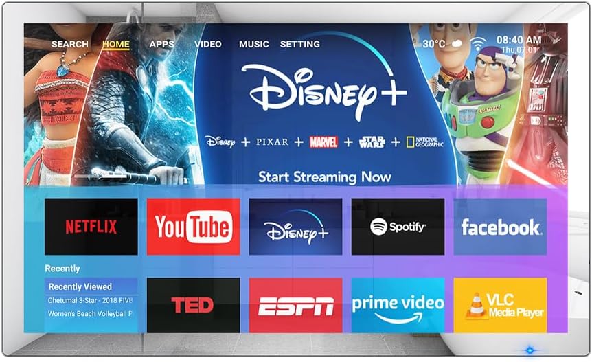 Haocrown 32 Waterproof Smart Bathroom TV