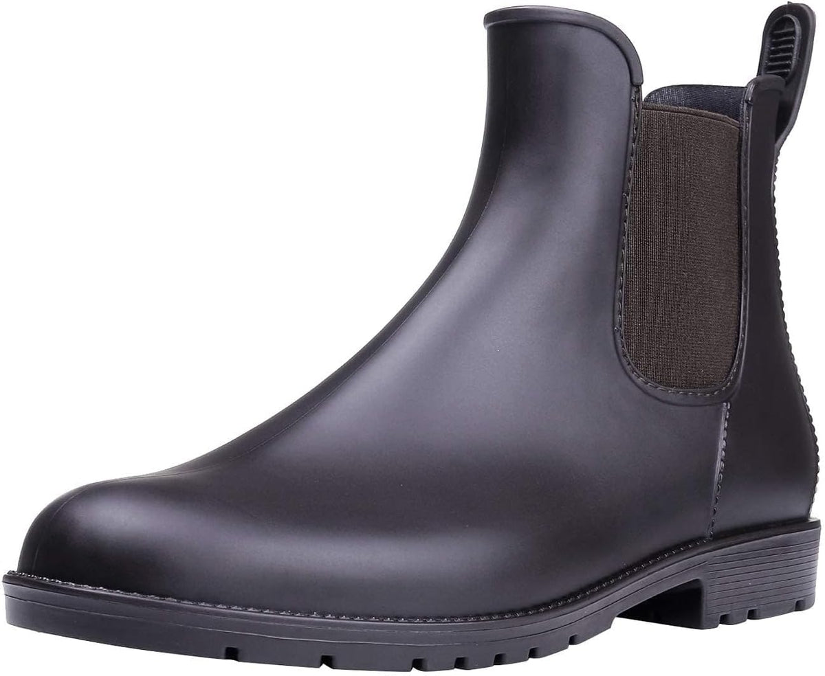 Stylish Waterproof Chelsea Ankle Rain Boots for Women