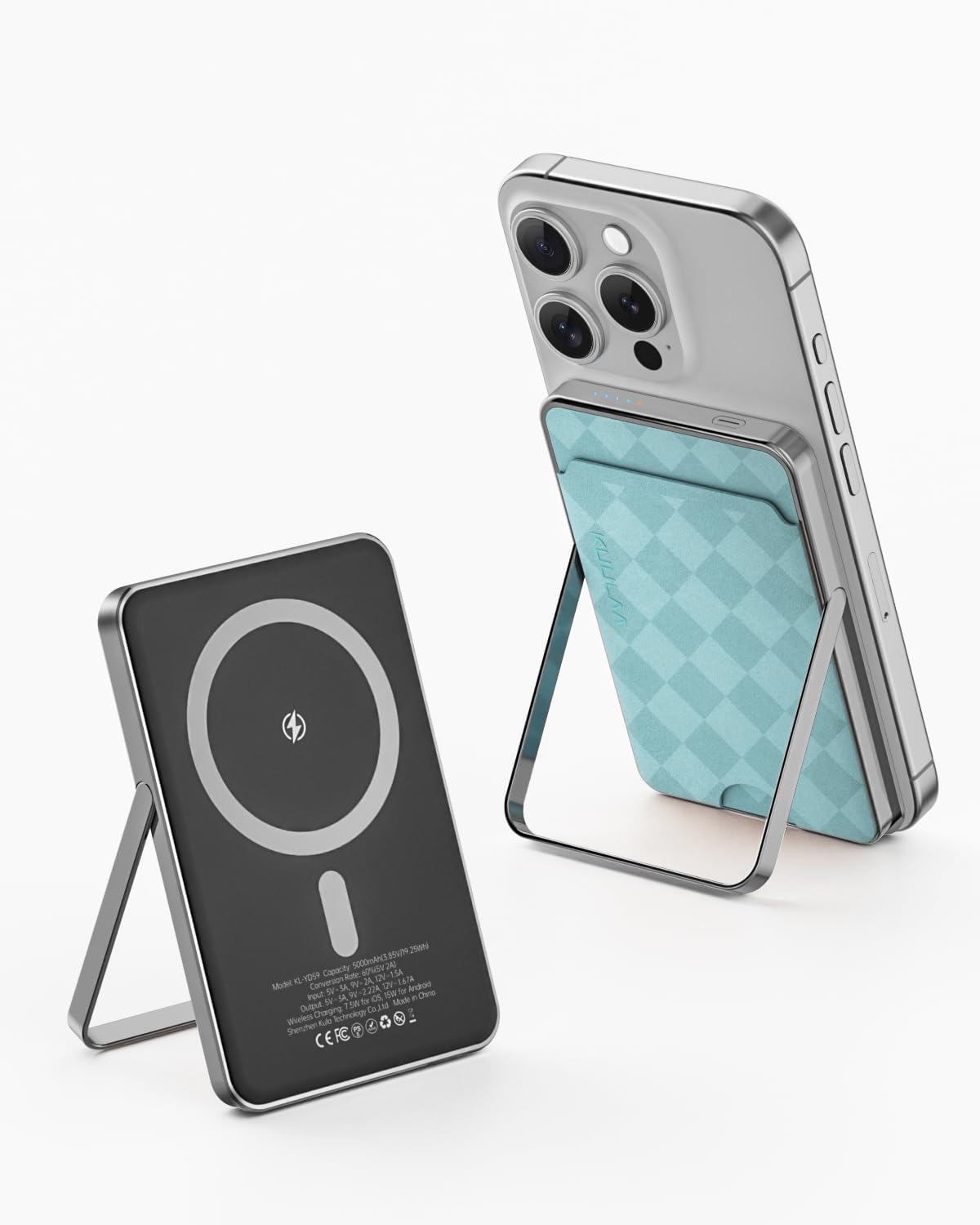 Kuulaa 5000mAh Magnetic Power Bank - Fast Charging Stand for Magsafe iPhones