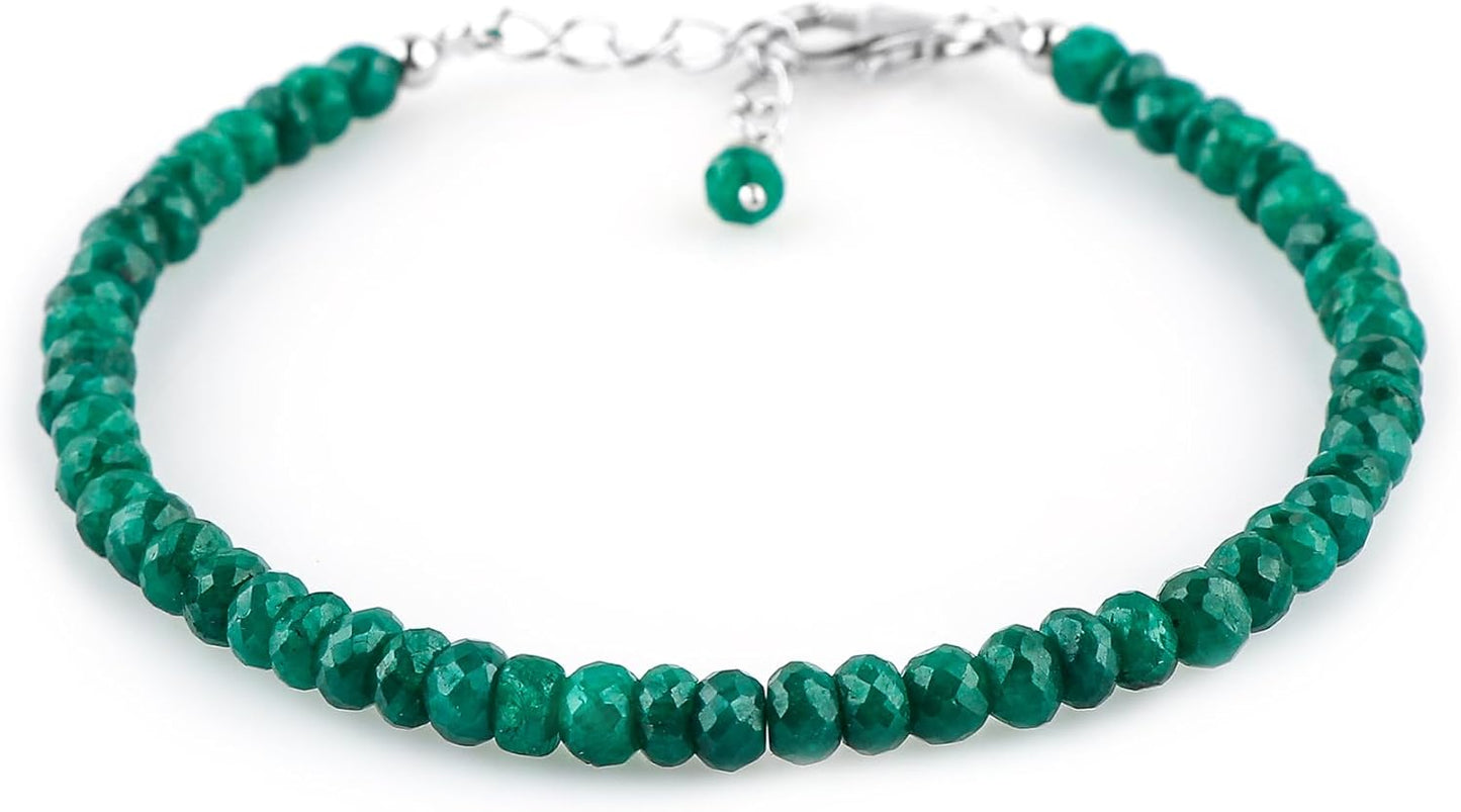 GEMSTONE BRACELETS - Hand-Crafted 925 Sterling Silver Jewelry