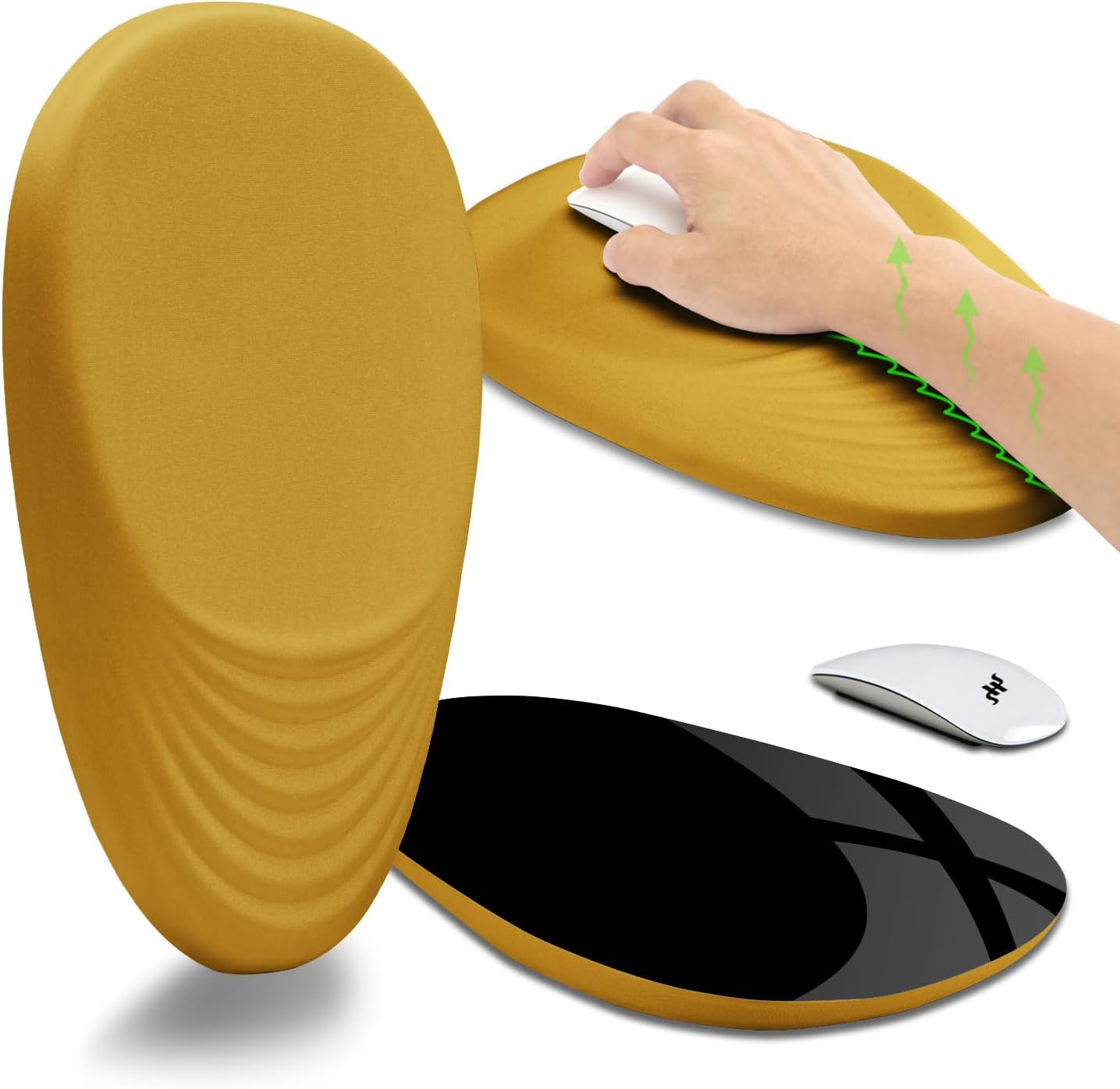 Premium Ergonomic Wrist Support Mouse Pad by Hokafenle