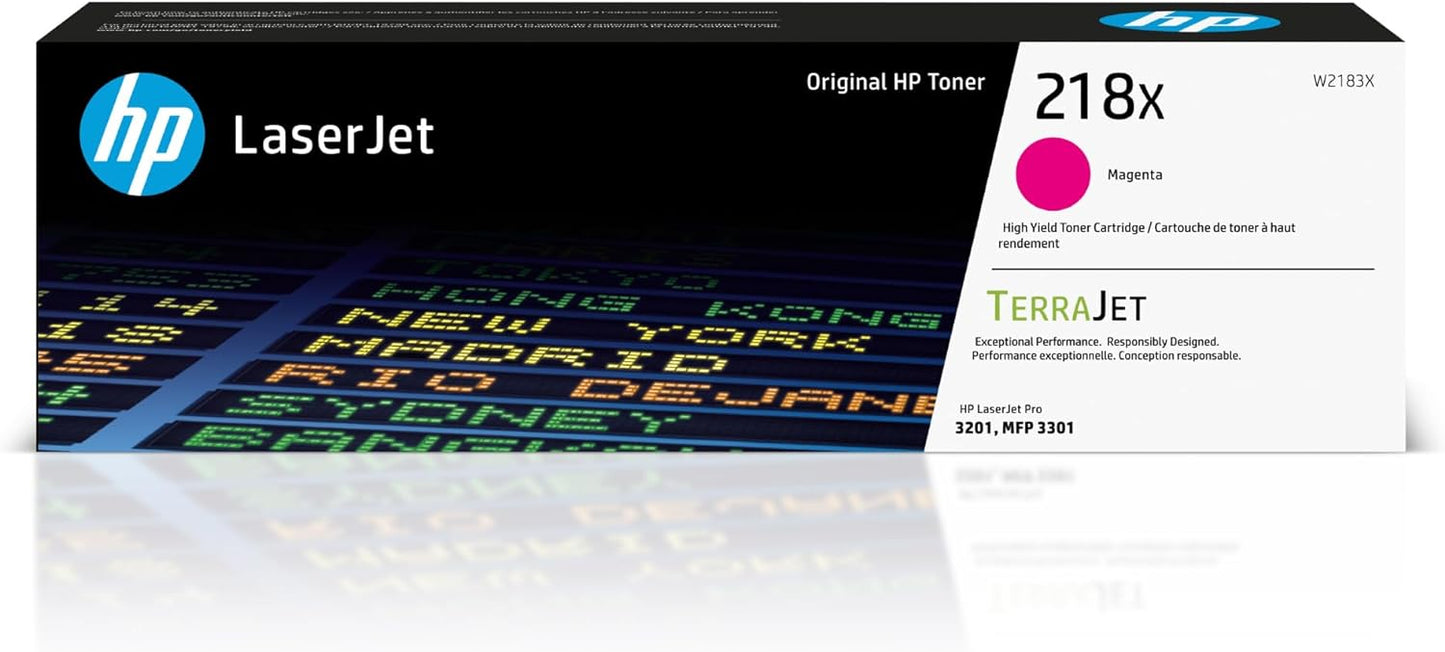 Vibrant Magenta Toner for Laserjet Pro 3201 | HP 218X High-Yield Cartridge