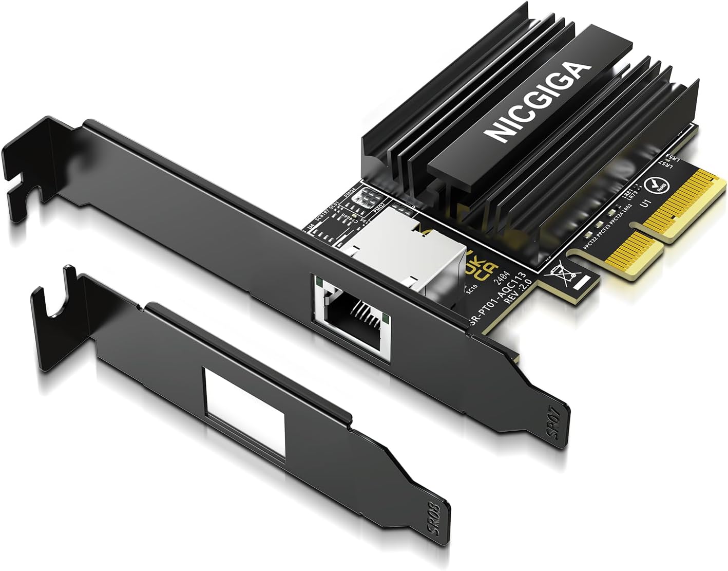 10G Base-T PCI-e Network Card with Marvell AQC113 Controller