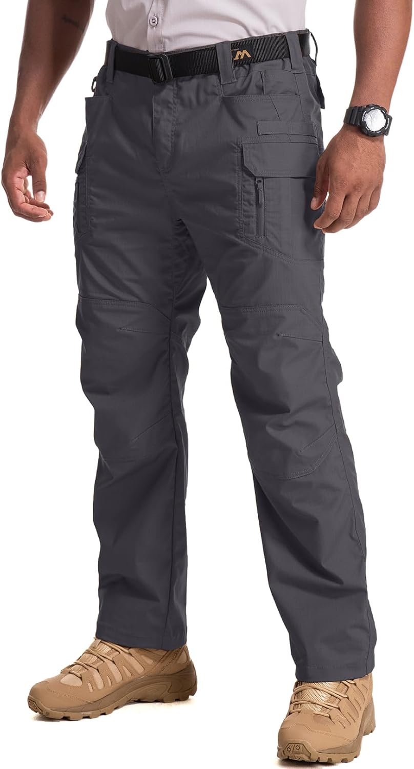 Men's Flex Stretch Tactical Pants for Outdoor Work and Hiking