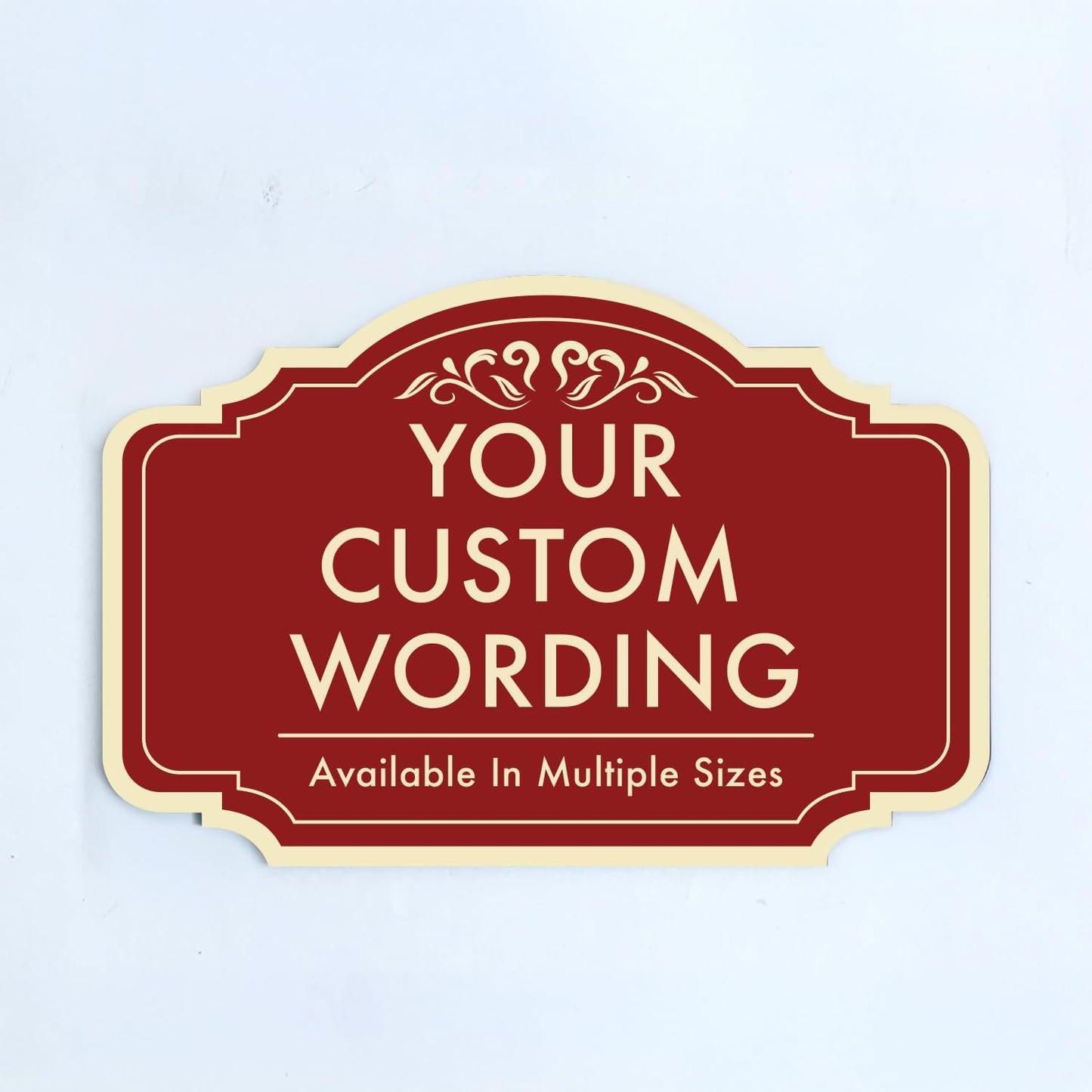 Custom Decorative Outdoor Metal Signs by SPEEDYORDERS