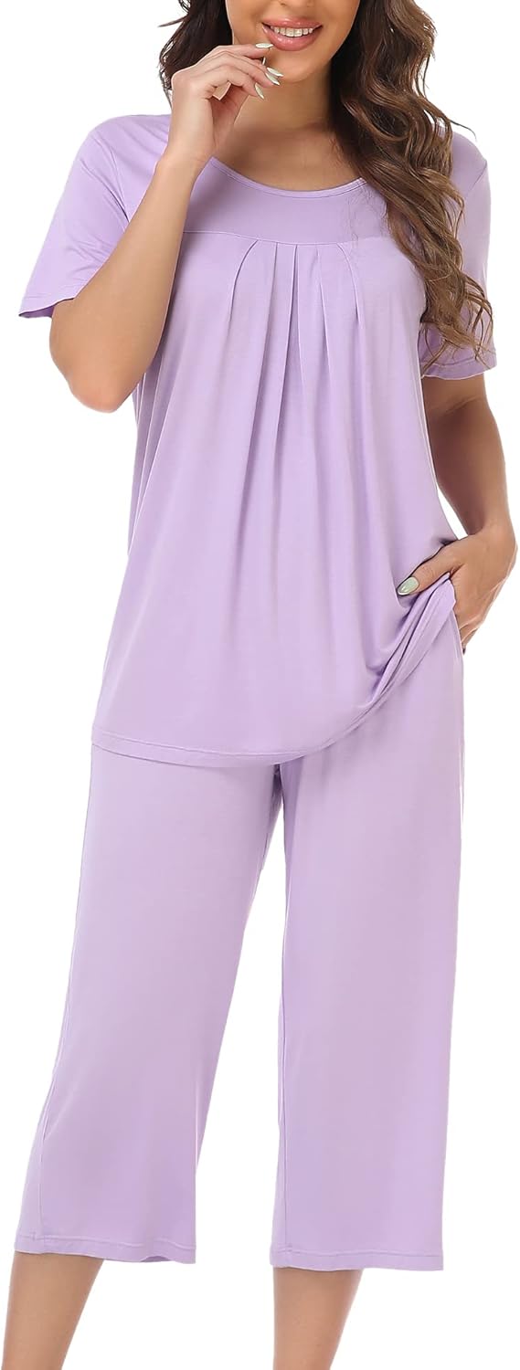 COLORFULLEAF Womens Pajama Sets for Summer Comfort and Style