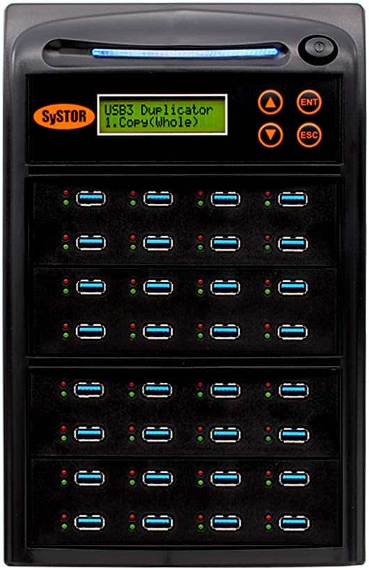 Systor USB 3.0/3.1 Duplicator & Sanitizer for Fast Copying
