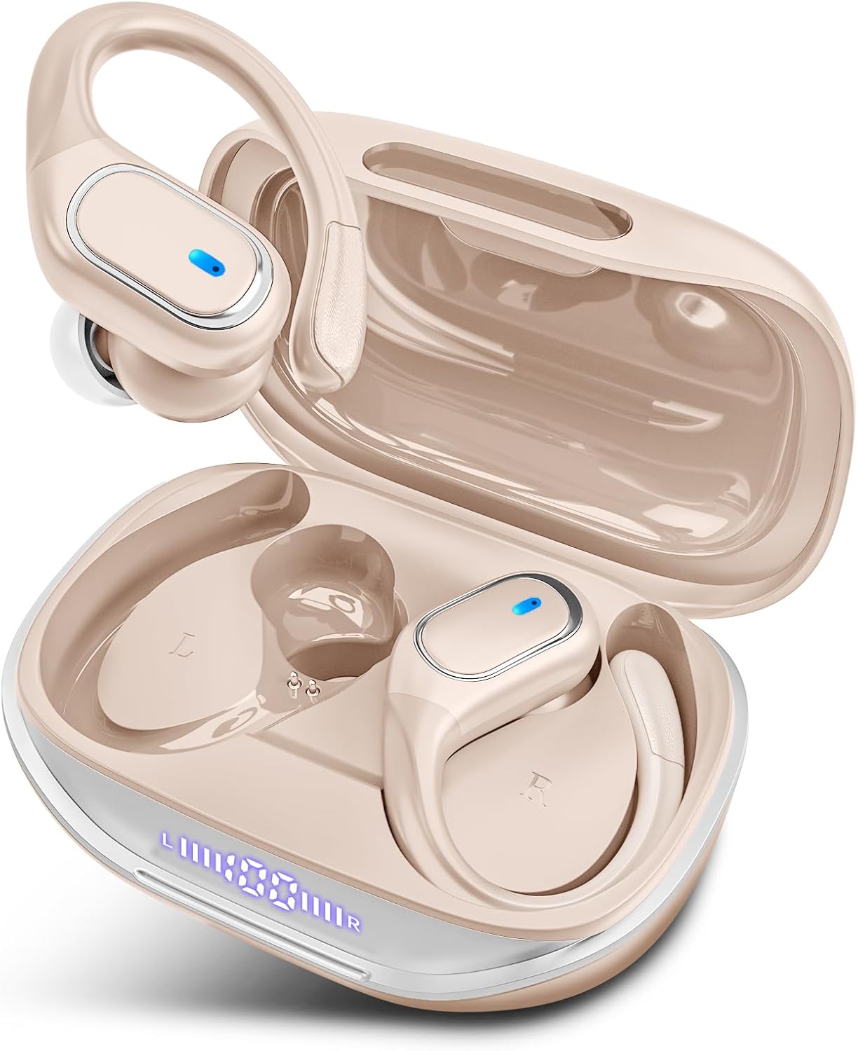 Wireless Earbuds Bluetooth 5.3 with 80H Playback & IPX7 Waterproof