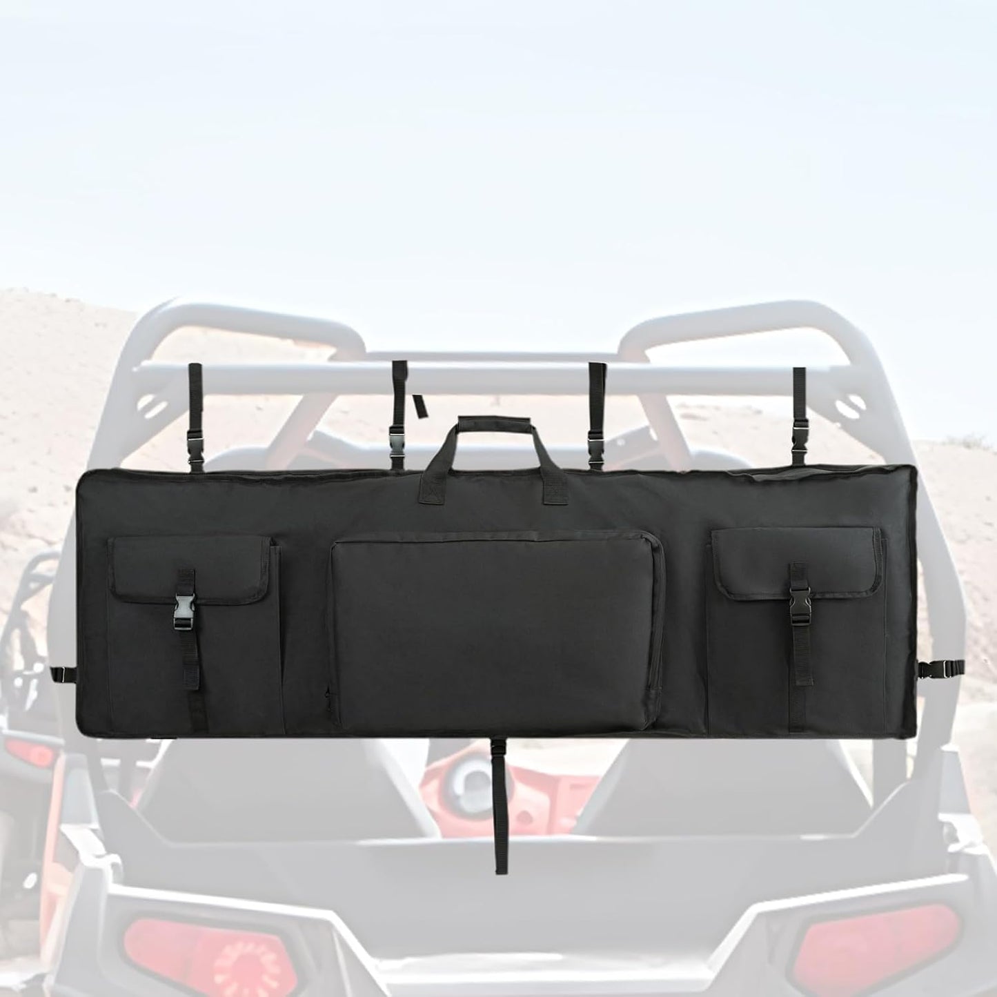 Double UTV Tool Bag Rack - Heavy Duty Waterproof Design