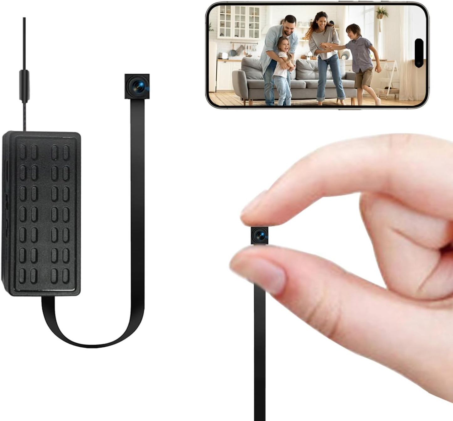 NJINALW Hidden Mini Camera DIY Module - Portable HD Nanny Cam