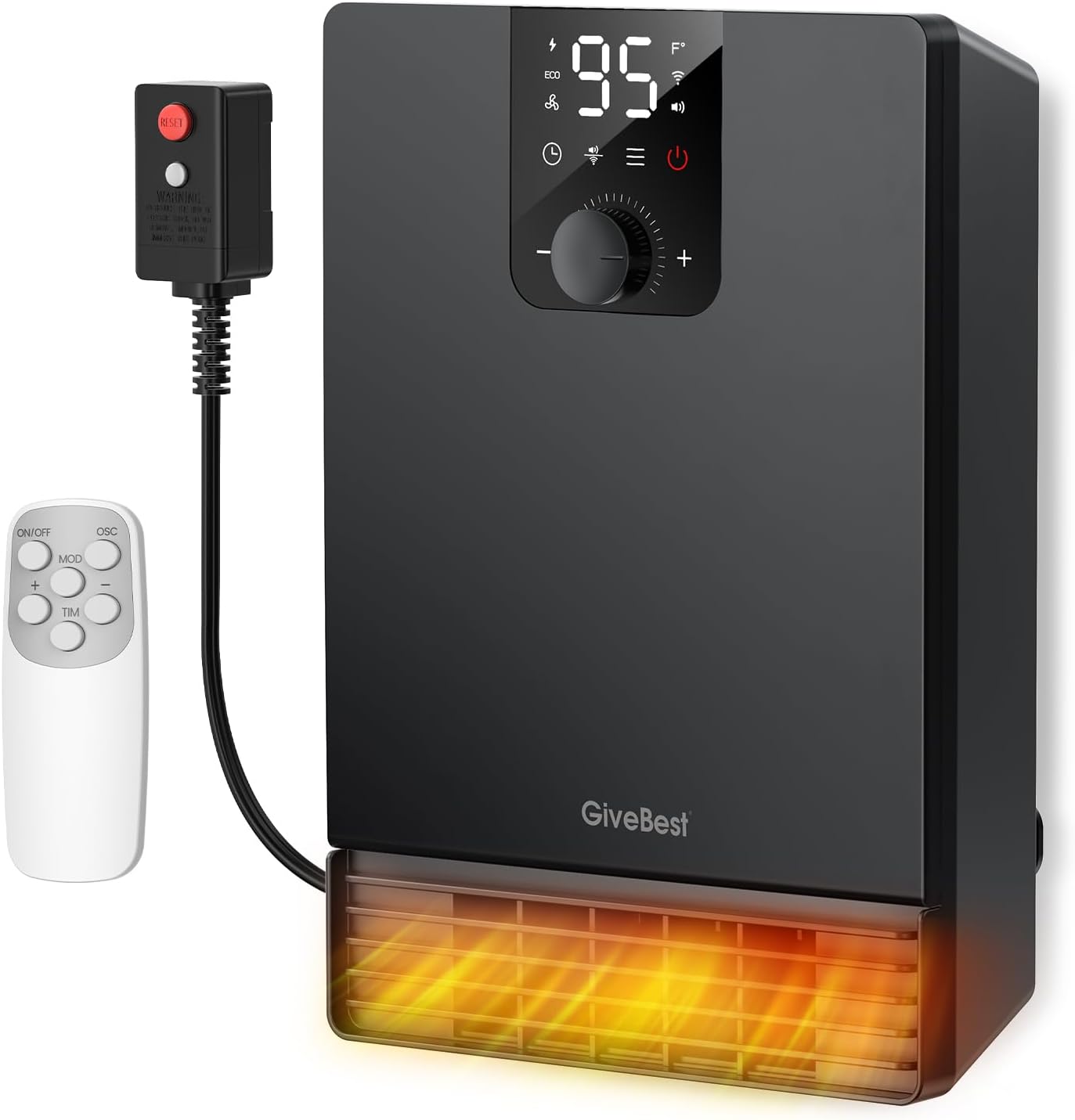 GiveBest Wall Heater for Bathroom: Fast Heating & Safe Use