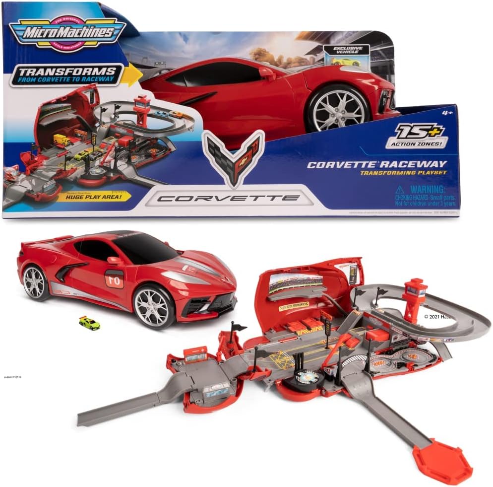 Convertible Micromachines Raceway Playset - Fast Fun!
