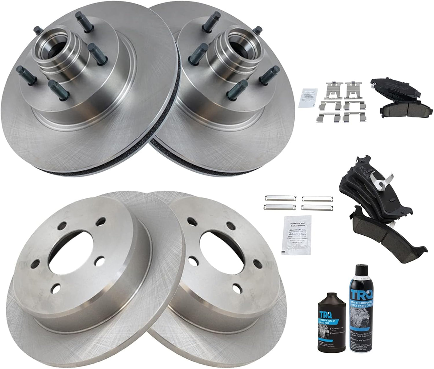 TRQ Brake Pad & Rotor Kit for 1995-2001 Ford Explorer & More