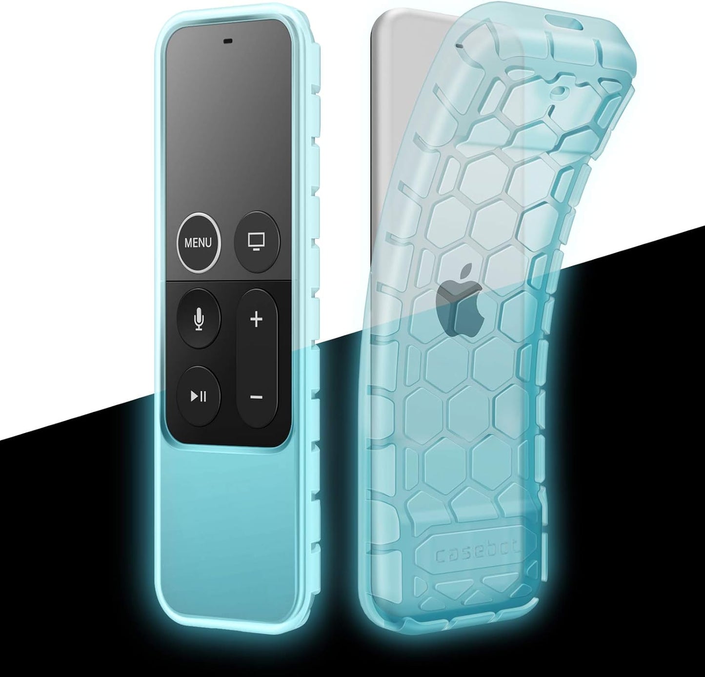 Fintie Blue Glow Remote Case - Anti Slip Silicone Cover