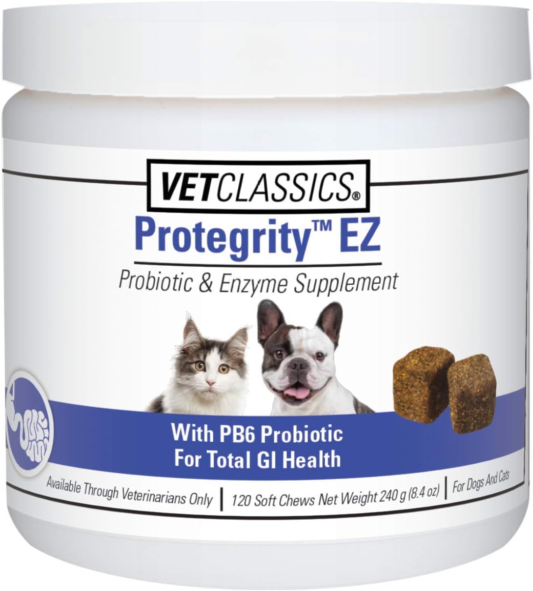 Vet Classics Protegrity EZ Probiotic Health Supplements for Pets