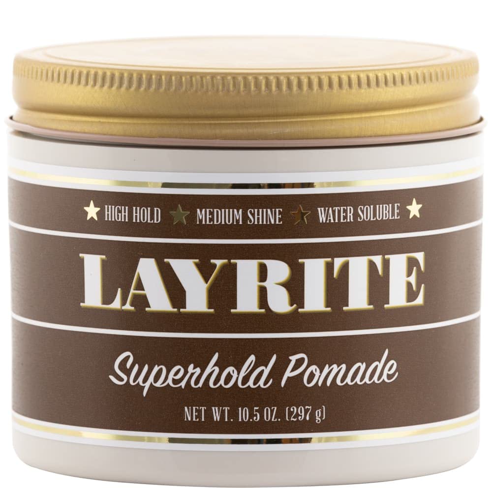 Layrite Superhold Pomade for Strong, Long-Lasting Styles