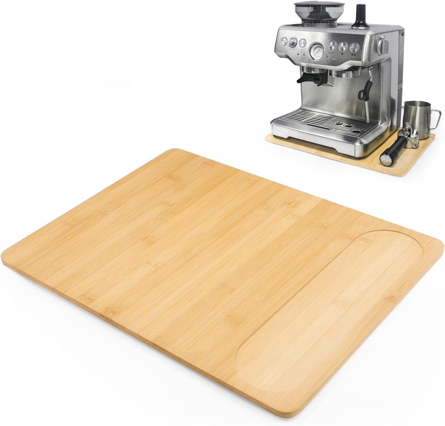 Bamboo Slider: Maximize Barista Machine Space