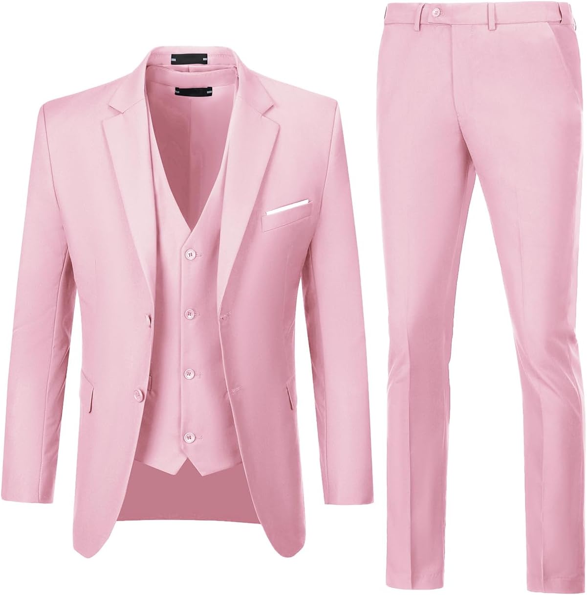 Men Suits 3 Pieces Set Slim Fit Wedding Suit for Any Occasion