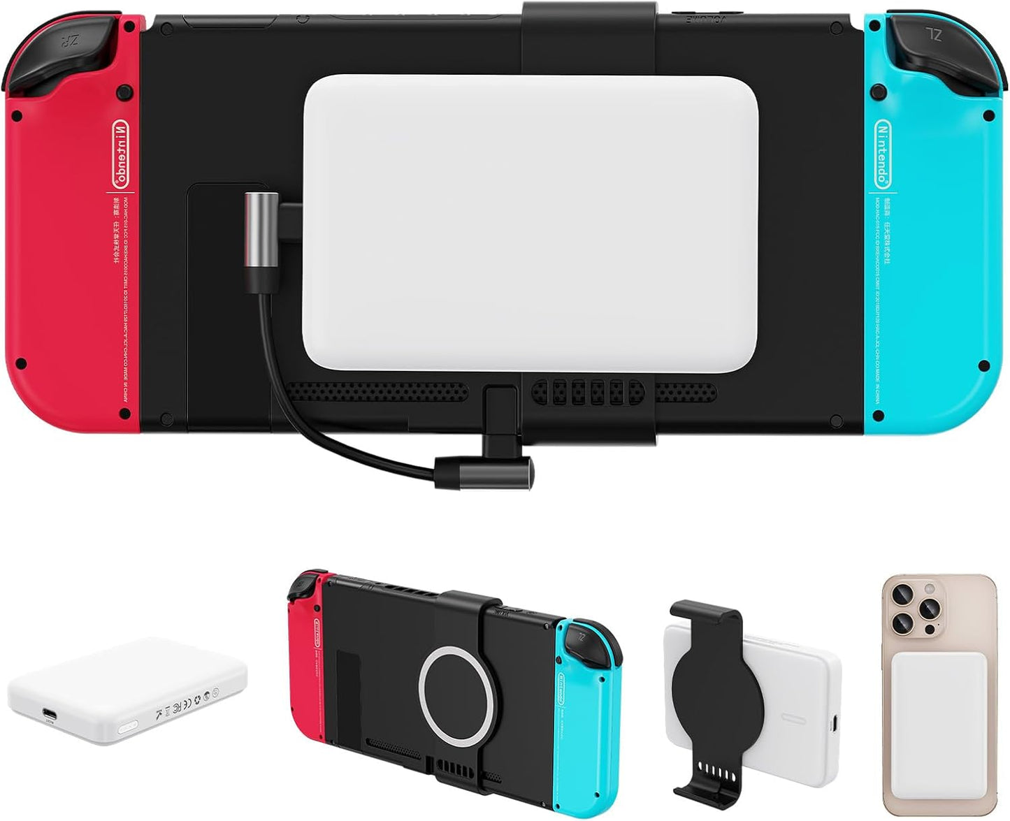 Portable Charger with Magnetic Wireless Power Bank for iPhone