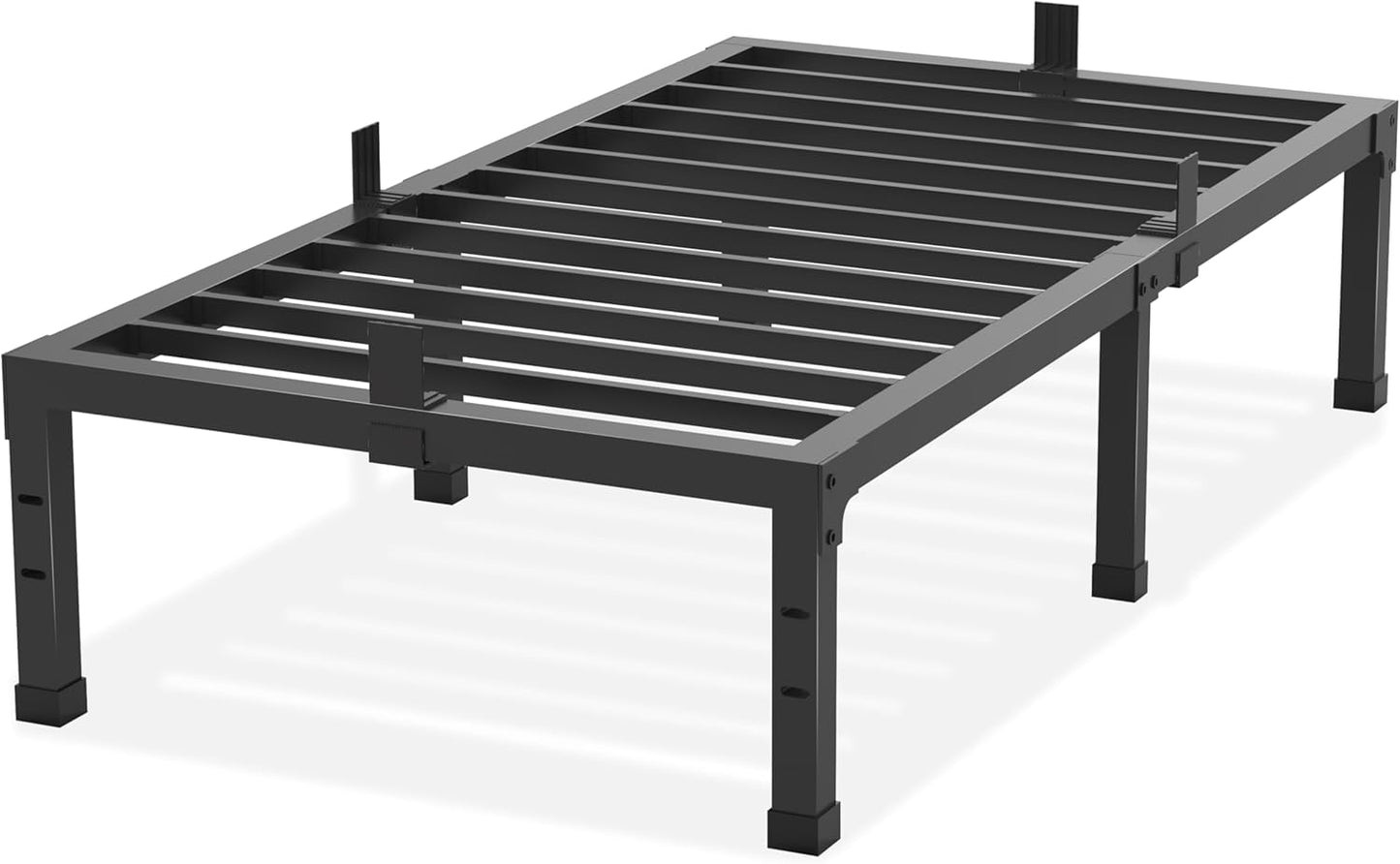 Twin Size Bed Frame with Heavy Duty Metal Platform Support