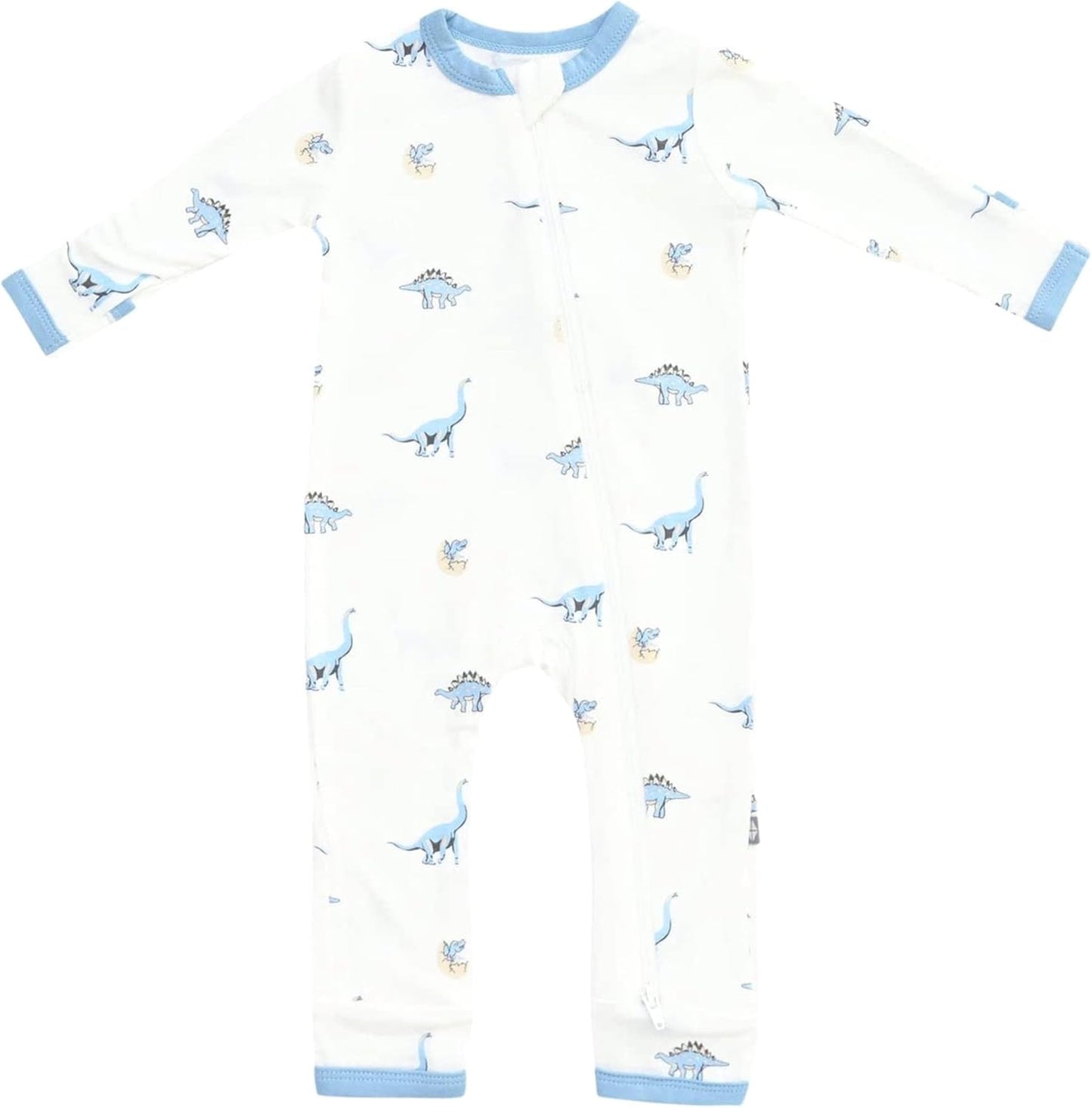 KYTE BABY Unisex Rayon Zippered Rompers for Infants 0-24 Months