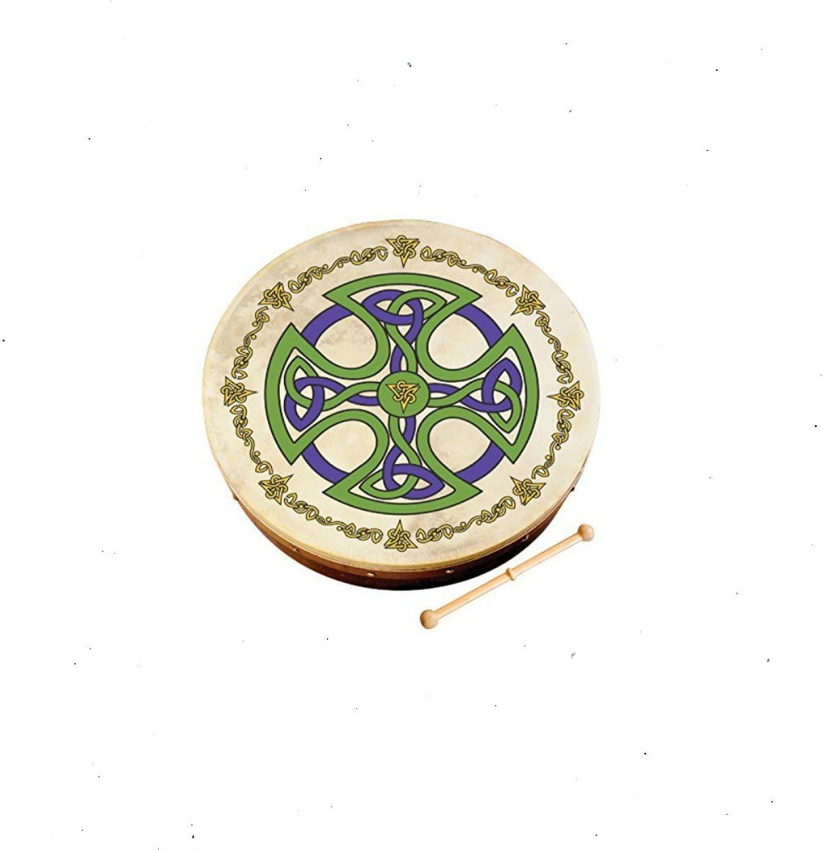 Waltons Bodhran 18in Handcrafted Irish Instrument with Beater