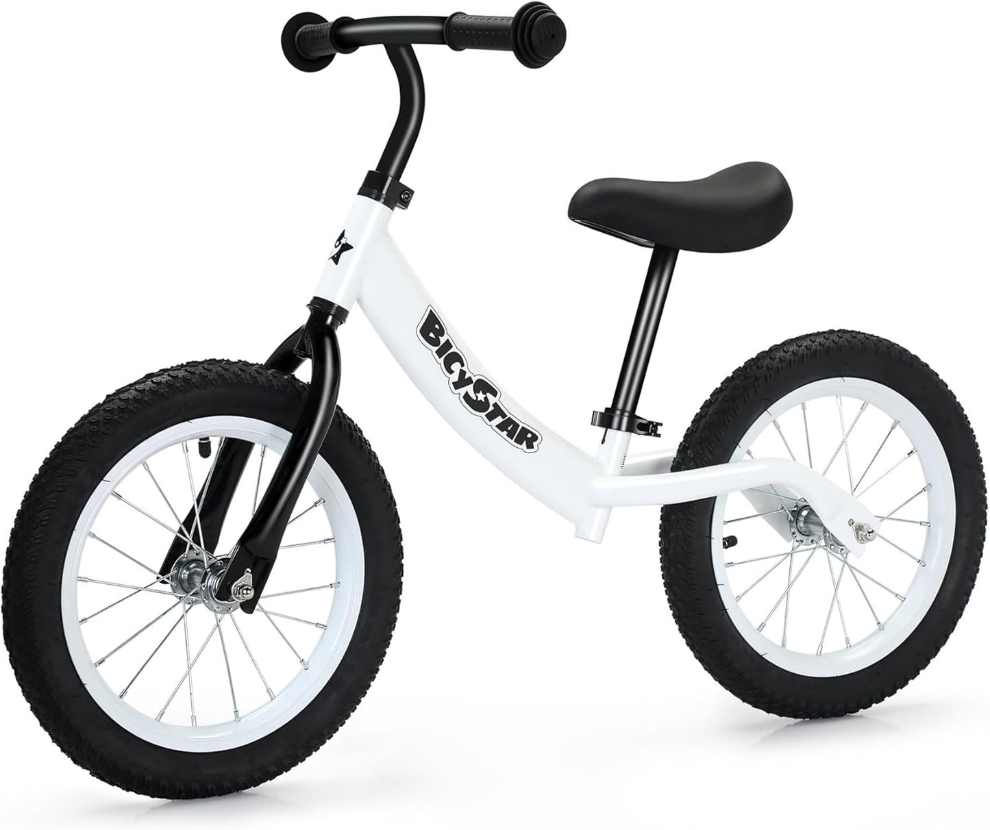 14 Inch Balance Bike for Kids 3-7 Year Olds with Adjustable Height
