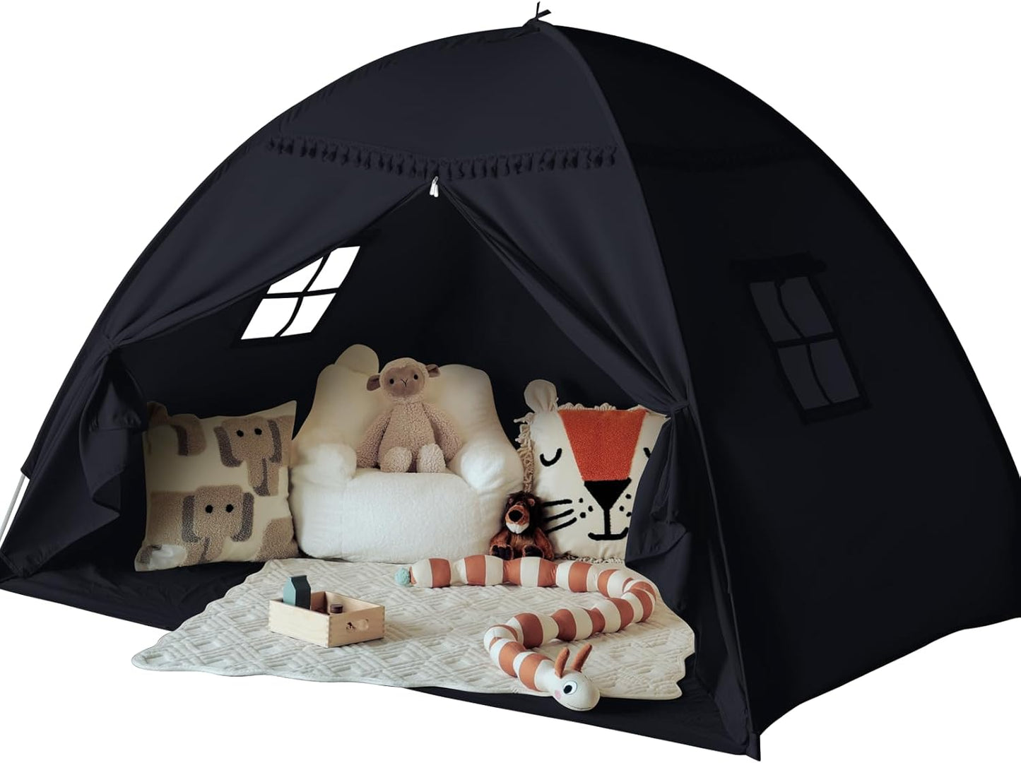 Sumbababy Full Size Bed Tent Canopy for Cozy Sleep & Play