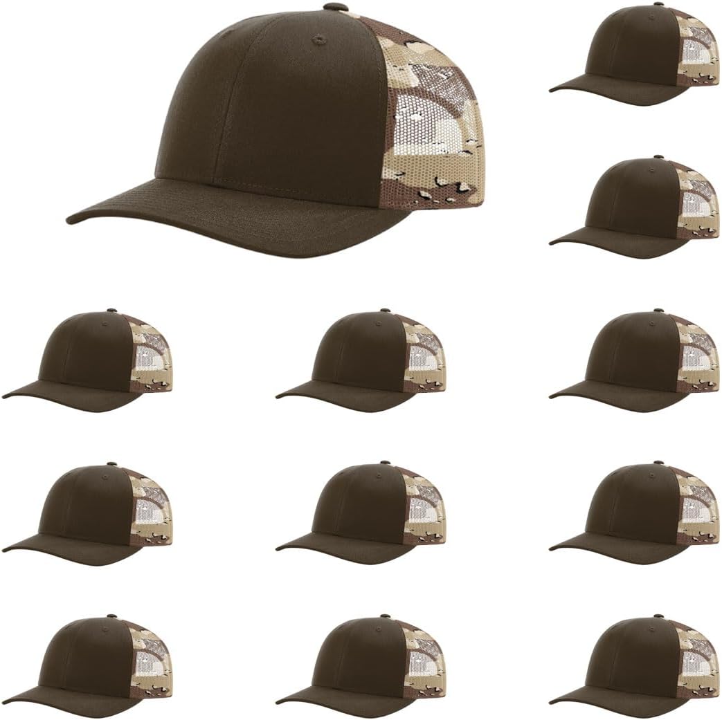 Richardson 112 Classic Six-Panel Adjustable Snapback Trucker Cap