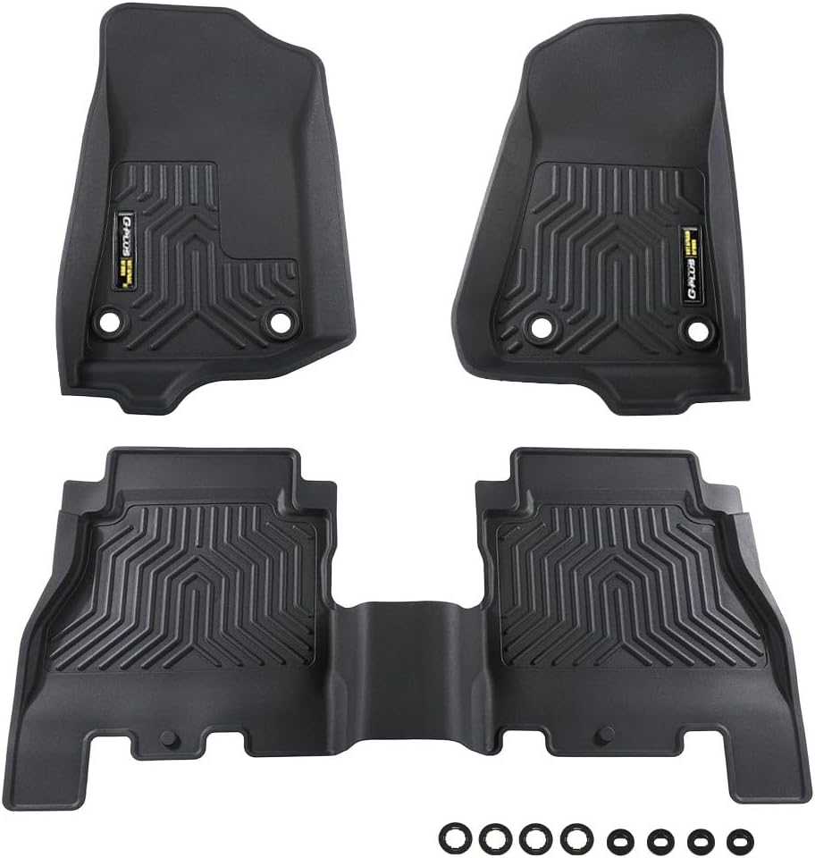 G-PLUS TPE Floor Mats for Jeep Wrangler JL Unlimited 2018-2024
