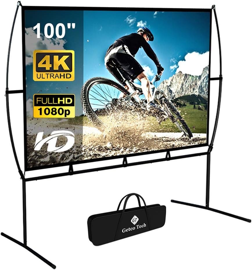 Portable 4K Projector Screen: GT GETCO TECH