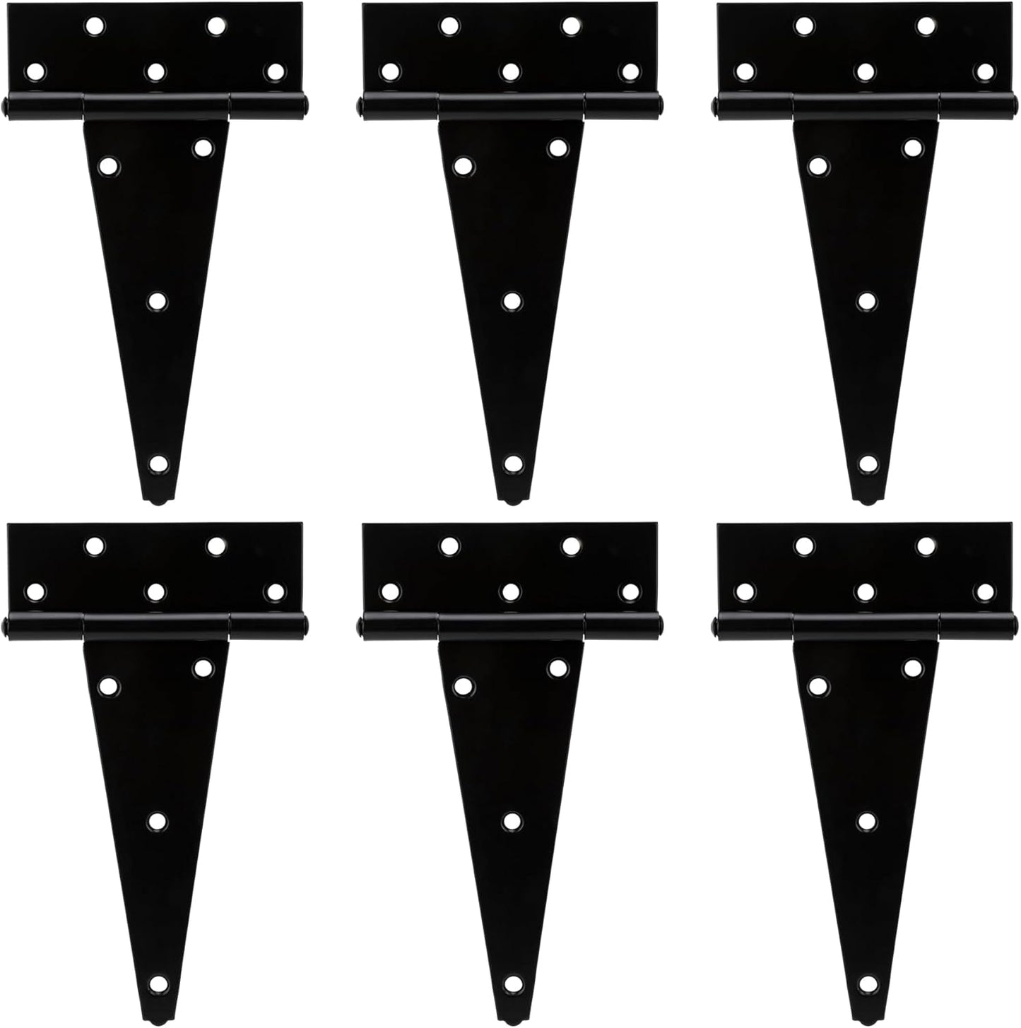 8 Inch T-Strap Heavy Duty Shed Door Hinges for Versatile Use