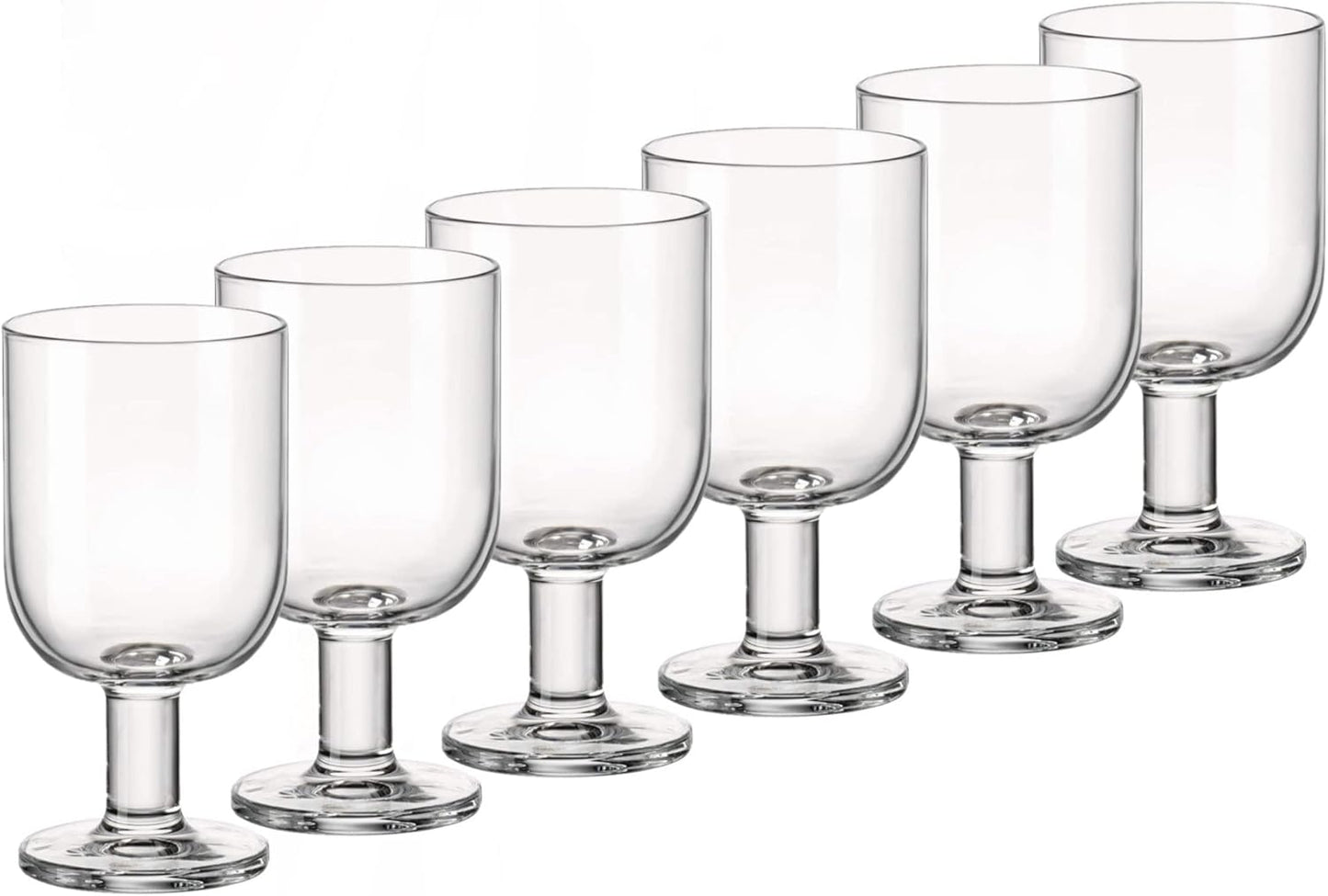 Bormioli Rocco Hosteria Set Of 6 Stackable Wine Glasses Review