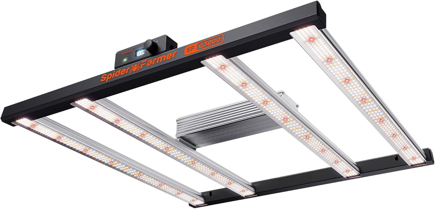 Spider Farmer G3000 LED Grow Light for Indoor Plants 300W