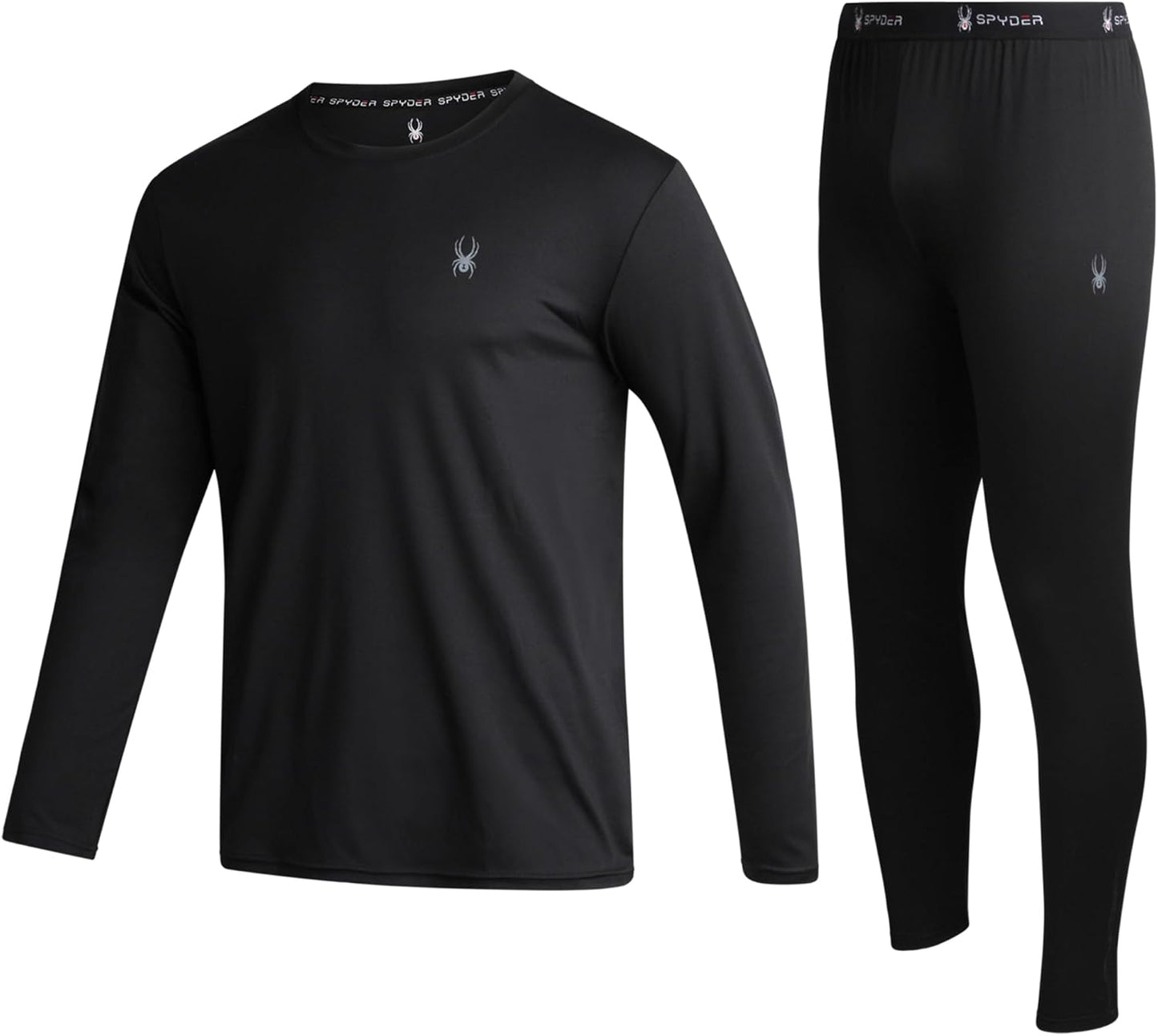 Sypder Men's Thermal Underwear Set - Cozy Fleece Lined Long Johns