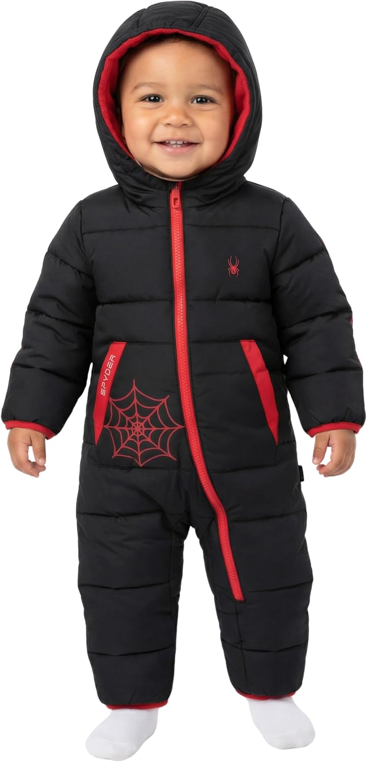 Spyder Baby Snow Suit - Fleece Lined Zip Snow Pram for Infants