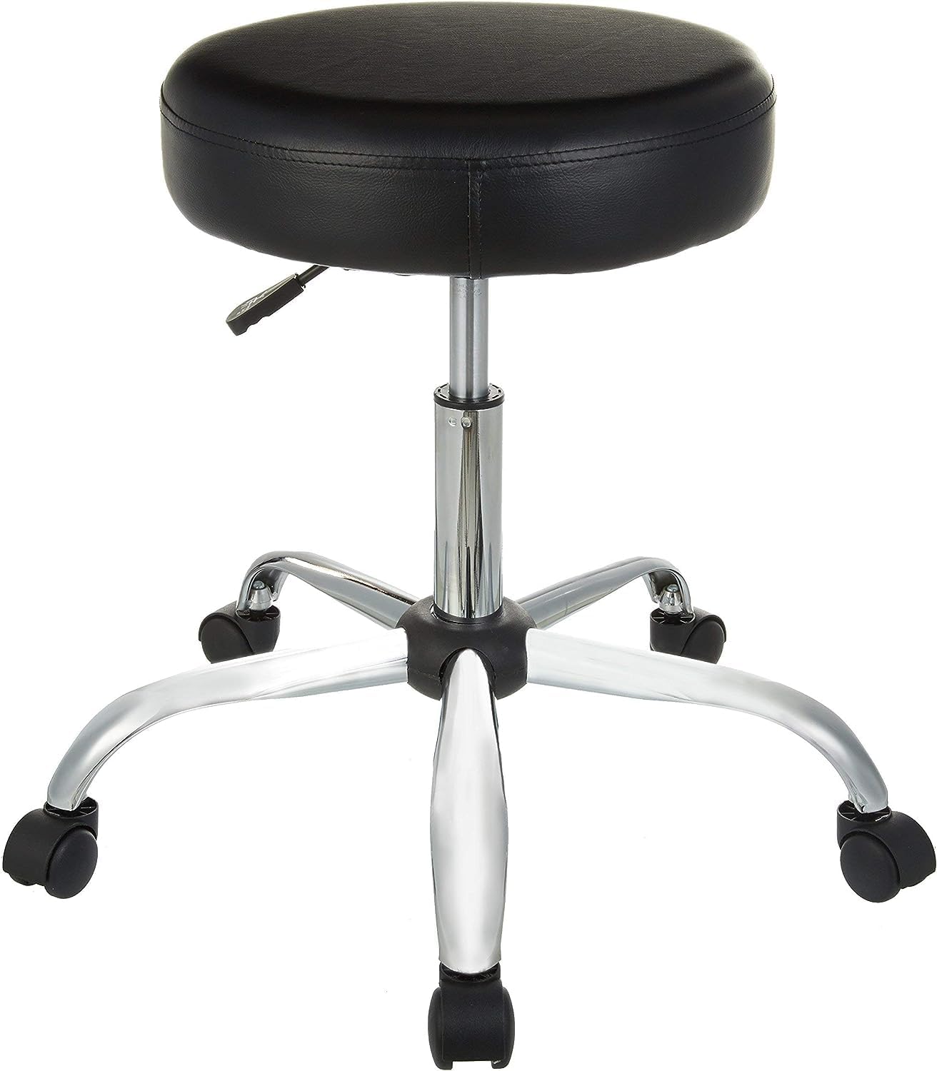 Drafting Spa Bar Stool with Wheels and Adjustable Height