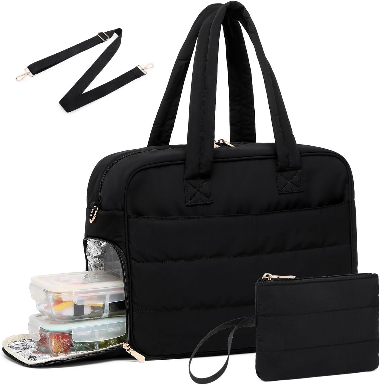 Insulated Lunch Tote Bag for Women with Large Capacity Design