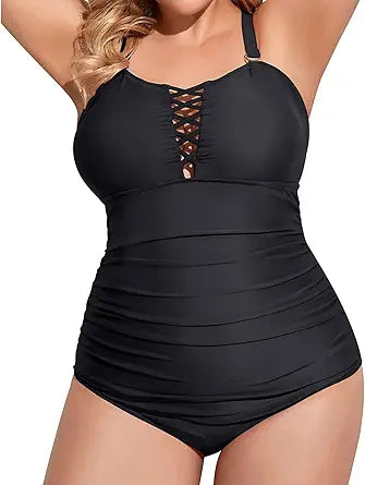 Yonique Women Plus Size One Piece Swimsuits for Tummy Control