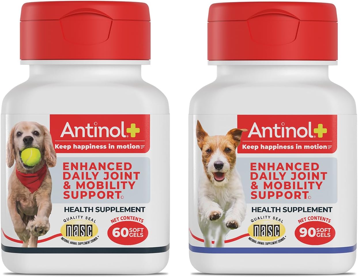 Plus Mobility Hip and Joint Supplement for Dogs with Krill Oil