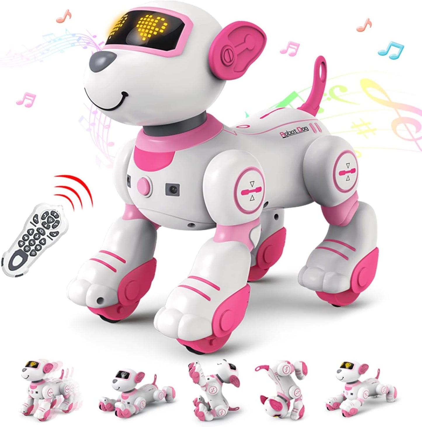 Interactive Robot Dog for Kids 7-8 | Follow & Touch | Music | FUUY