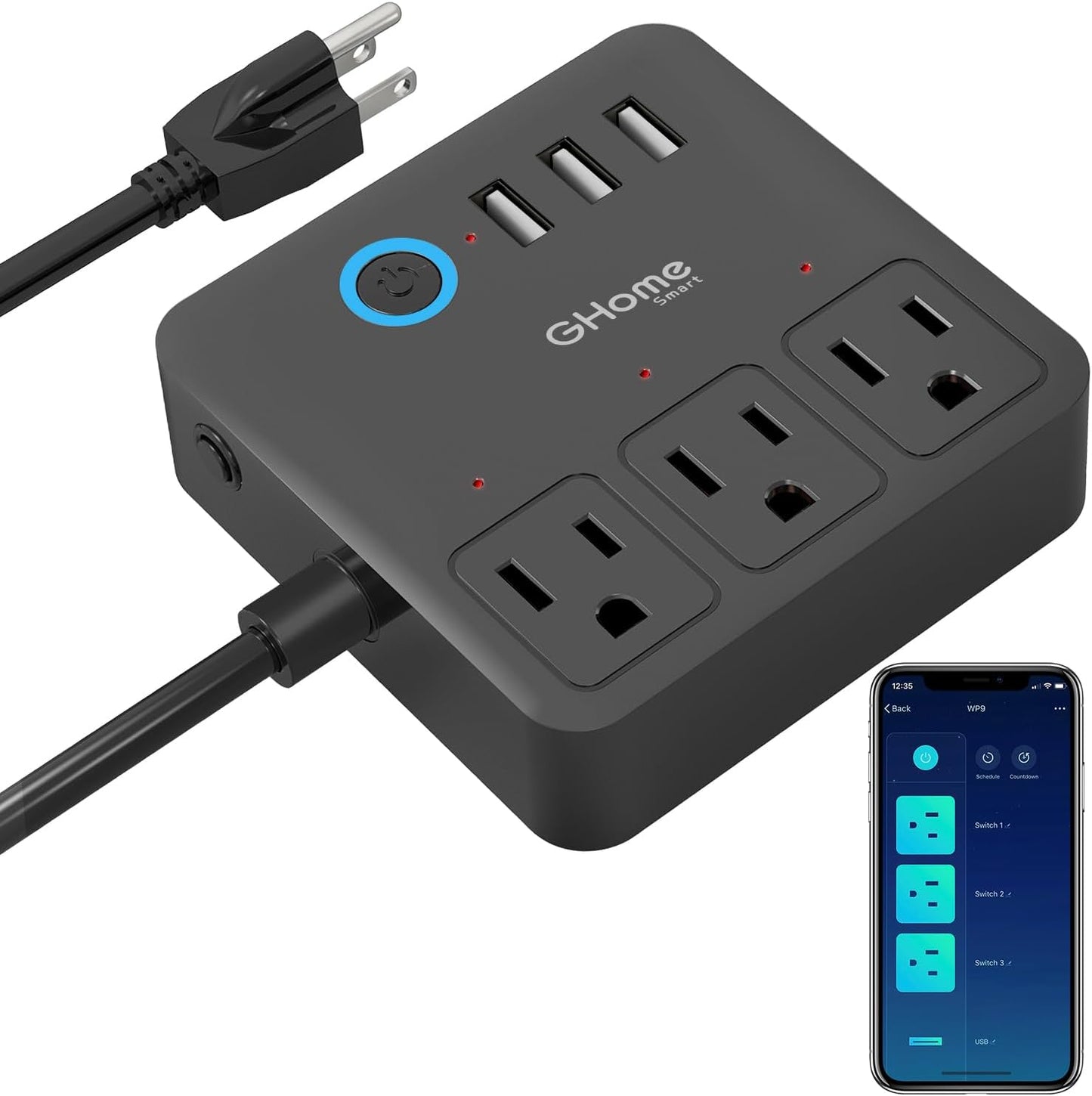 WiFi Smart Power Strip - Voice Controlled
