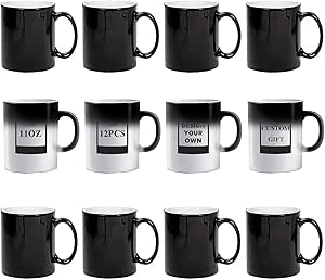 Color Changing Coffee Mug Set of 12 for Unique Gifts