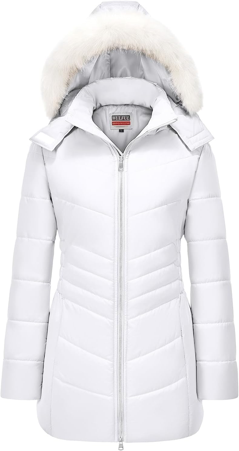 WULFUL Women's Winter Coats Long Warm Thicken Puffer Jackets